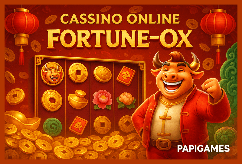 Fortune Ox no PAPIGAMES - Aposte Agora e Reivindique Seus Ganhos