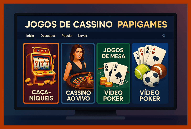 Jogos de cassino online PAPIGAMES